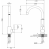 Mexen Foggia robinet de cuisine, or rose - 671800-60
