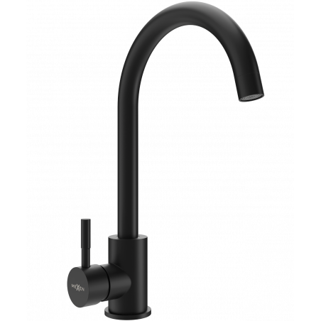 Mexen Foggia Küchenarmatur, schwarz - 671800-70