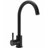 Mexen Foggia Küchenarmatur, schwarz - 671800-70