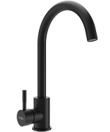Mexen Foggia grifo de cocina, negro - 671800-70