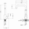 Mexen Modena Küchenarmatur, Chrom - 671900-00