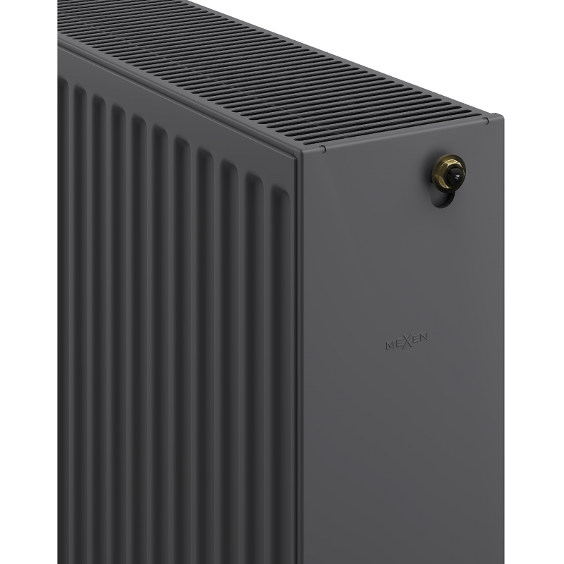 Mexen CC33 καλοριφέρ πλάκα 600 x 1400 mm, κεντρική σύνδεση κάτω, 3268 W, ανθρακί