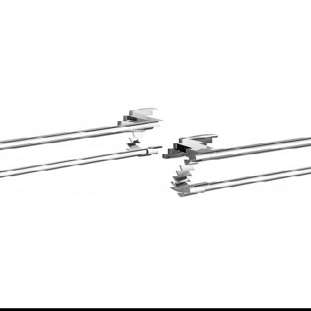 Mexen Zoja cabide duplo para toalha, cromado - 7019125-00