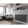 Mexen CC33 Plattenheizkörper 600 x 2400 mm, mittige untere Anschluss, 5603 W, Anthrazit - W6C33-060-240-66