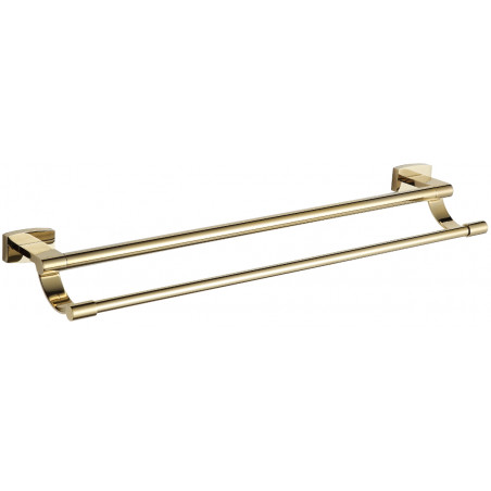 Mexen Zoja dubbele handdoekhouder, goud - 7019125-50