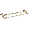 Mexen Zoja toallero doble, dorado - 7019125-50