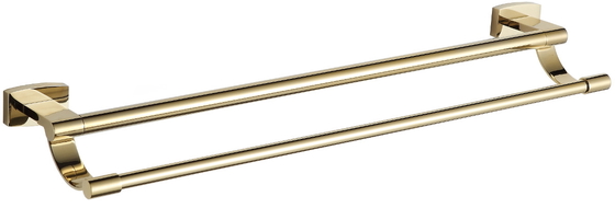 Mexen Zoja cabide duplo para toalhas, dourado - 7019125-50