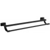 Mexen Zoja doble toallero, negro - 7019125-70
