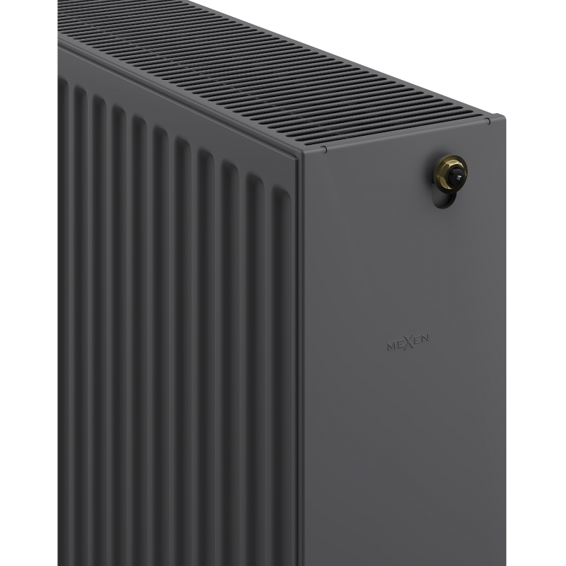 Mexen CC33 radiatore a pannello 900 x 500 mm, collegamento inferiore centrale, 1591 W, antracite - W6C33-090-050-66