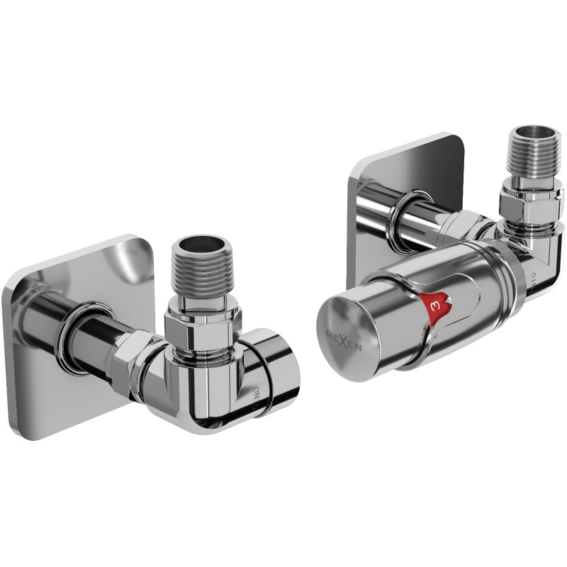 Mexen G00 Osovinski termostatski set s S maskom, kromirani - W903-900-909-01