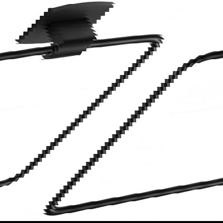 Mexen Zoja suporte de toalha, preto - 7019132-70
