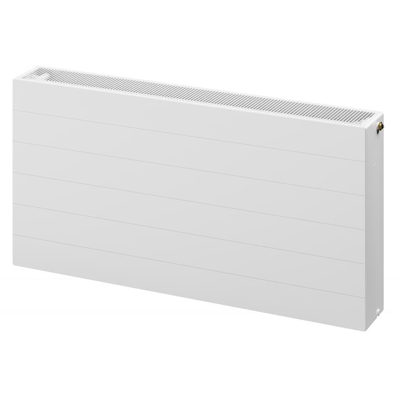 Mexen Line CCL33 Heizkörper platt 300 x 1100 mm, untere Mittelanschlüsse, 1364 W, weiß - W6C33L-030-110-00