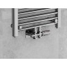 Mexen G00 termostaatikomplekt, nurk/profüül koos katteliistuga S, Duplex, DN50, kroom - W908-900-910-01