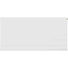 Radiateur plat Mexen Line CCL33 400 x 600 mm, raccordement inférieur central, 949 W, blanc - W6C33L-040-060-00