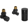 Mexen G05 termostaatiline nurkkomplekt, must - W901-958-70