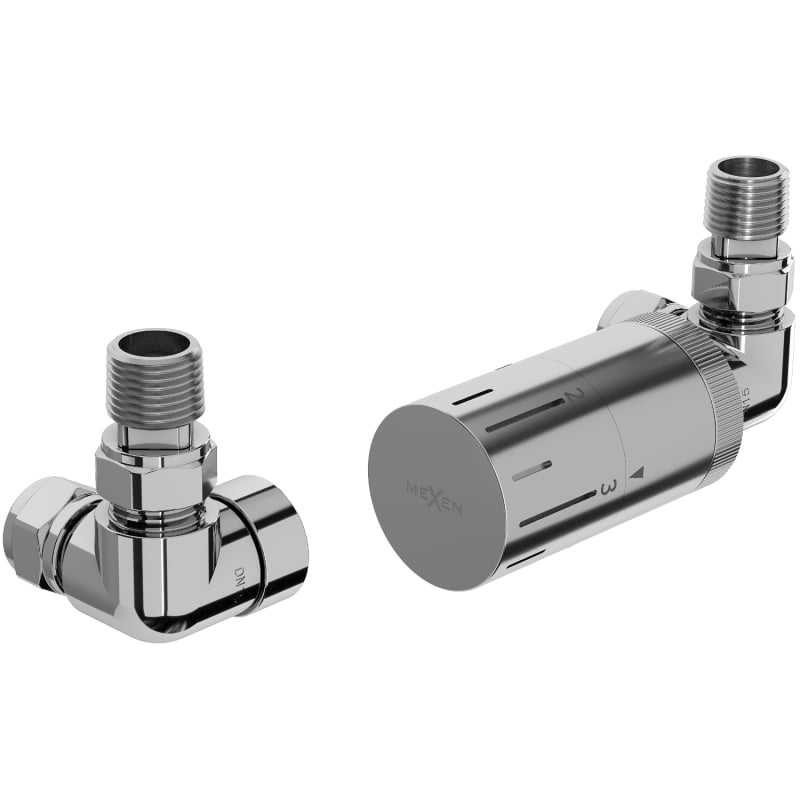 Mexen G05 zestaw termostatyczny osiowy, chrom - W903-958-01