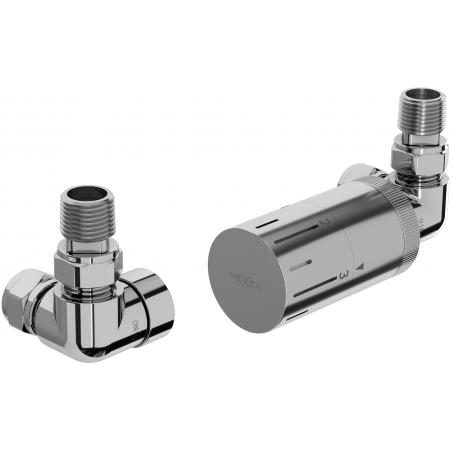 Mexen G05 thermostatic axial set, chrome - W903-958-01