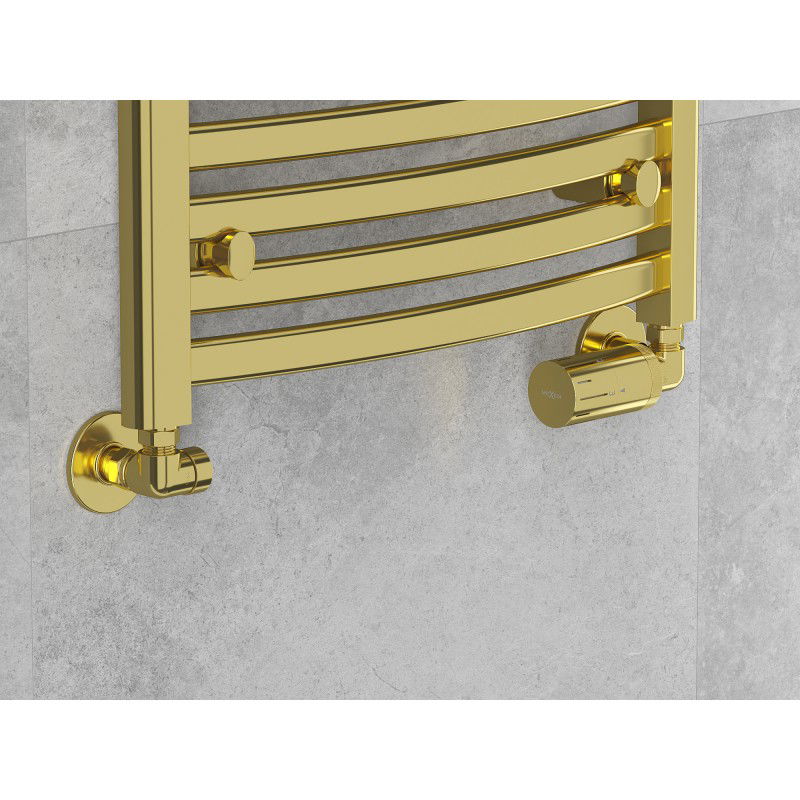 Mexen G05 conjunto termostático axial, dorado - W903-958-50
