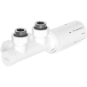 Mexen G05 Thermostat-Satz, Duplex, DN50, weiß - W907-958-20