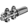 Mexen G05 kutni/ravni termostatski set, Duplex, DN50, krom - W908-958-01