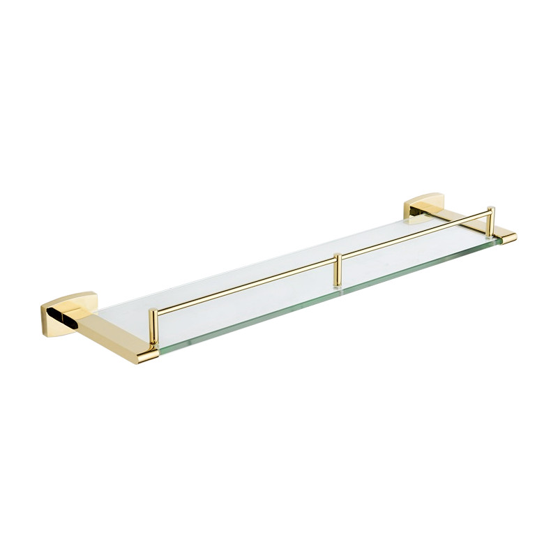 Mexen Zoja estante de vidrio colgante, dorado - 7019137-50