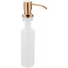 Mexen dispensador de jabón para fregadero, oro rosa - 6601320-60
