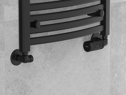 Mexen G05 axiale thermostatische set met rozet R, zwart - W903-958-904-70