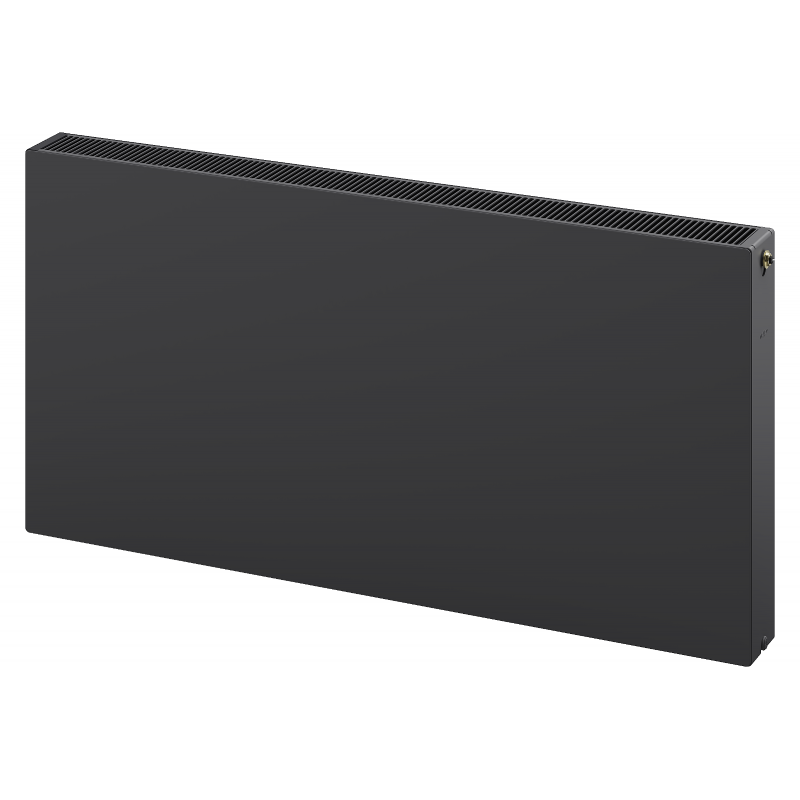 Mexen Flat CCF22 Plattenheizkörper 500 x 500 mm, unteres Mittelanschluss, 682 W, Anthrazit - W6C22F-050-050-66