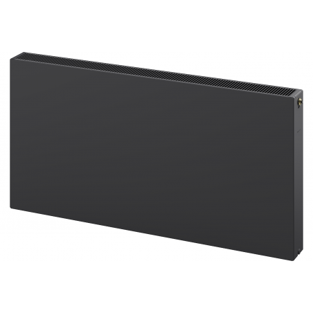 Mexen Flat CCF22 Plattenheizkörper 500 x 500 mm, unteres Mittelanschluss, 682 W, Anthrazit - W6C22F-050-050-66