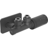 Mexen G05 termostaatiline komplekt koos S-katteplaadi, Duplex, DN50, antratsiit - W907-958-910-66