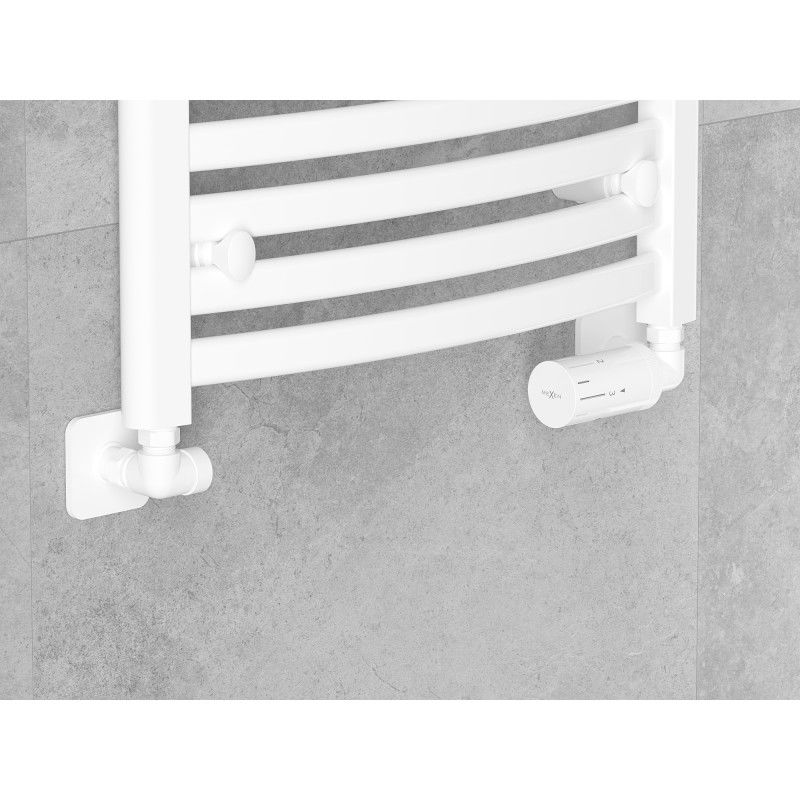 Mexen G05 axial thermostatic set with S cover, white - W903-958-909-20