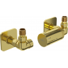 Mexen G05 Thermostat-Set mit Abdeckplatte S, Gold - W903-958-909-50