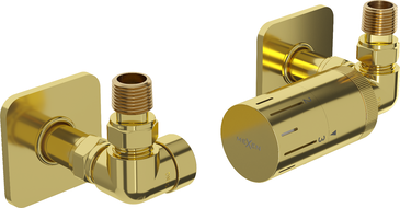 Mexen G05 termostaatiline komplekt S-suunaline varjatud, kuldne - W903-958-909-50