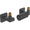 Mexen G05 axiaal thermostatisch set met S-afdekking, antraciet - W903-958-909-66