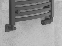 Mexen G05 conjunto termostático axial com máscara S, antracite - W903-958-909-66