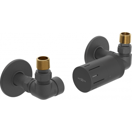 Mexen G05 Thermostat-Kit Axial mit Rosette R, Anthrazit - W903-958-904-66