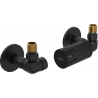 Mexen G05 Thermostat-Set axial mit Blende R, schwarz - W903-958-904-70