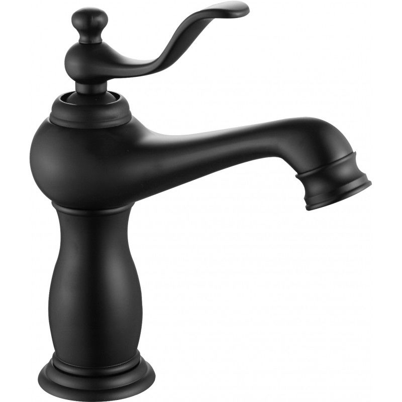 Mexen Vela torneira de lavatório, preta - 744500-70