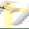 Mexen Apus grifo de lavabo, dorado - 744700-50