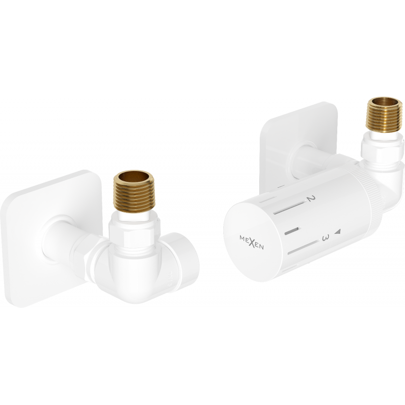 Mexen G05 axiales Thermostat-Set mit Abdeckung S, weiß - W903-958-909-20