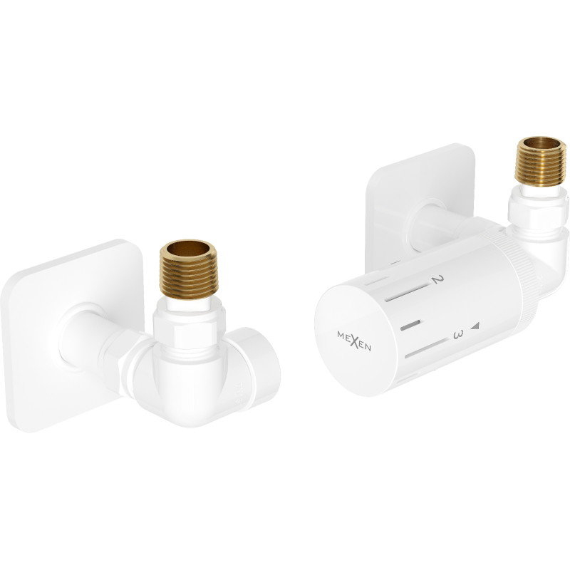 Mexen G05 termostaatne komplekt koos S kattega, valge - W903-958-909-20
