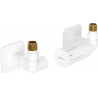 Mexen G05 conjunto termostático axial con embellecedor S, blanco - W903-958-909-20