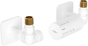 Mexen G05 set termostatico assiale con mascherina S, bianco - W903-958-909-20