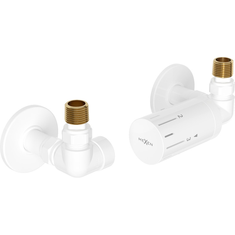 Mexen G05 termostaadikomplekt koos kattega R, valge - W903-958-904-20