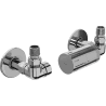 Mexen G05 Thermostat-Set axial mit Abdeckung R, Chrom - W903-958-904-01