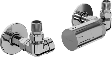 Mexen G05 axial thermostatic set with R cover, chrome - W903-958-904-01