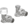 Mexen Uni-Term radiaatorite nurgaklapid, nikkel - W913-012-01