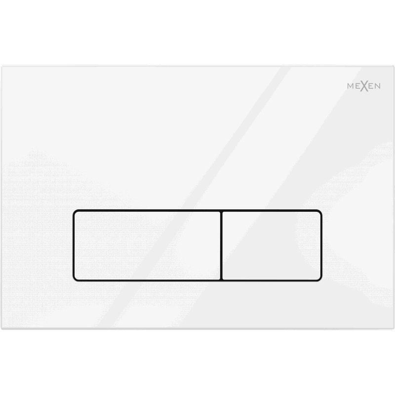 Mexen Fenix 13 huuhtelupainike Slim, kiiltävä valkoinen - 601300