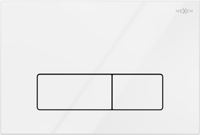 Mexen Fenix 13 botão de descarga Slim, branco brilhante - 601300