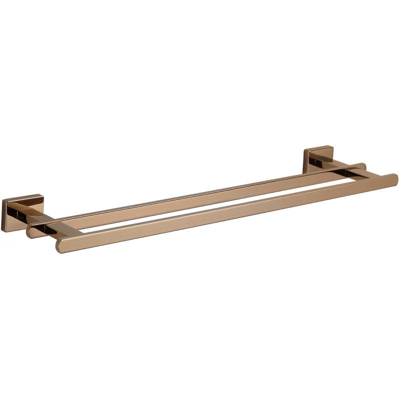 Mexen Arno double porte-serviettes, or rose - 7020725-60